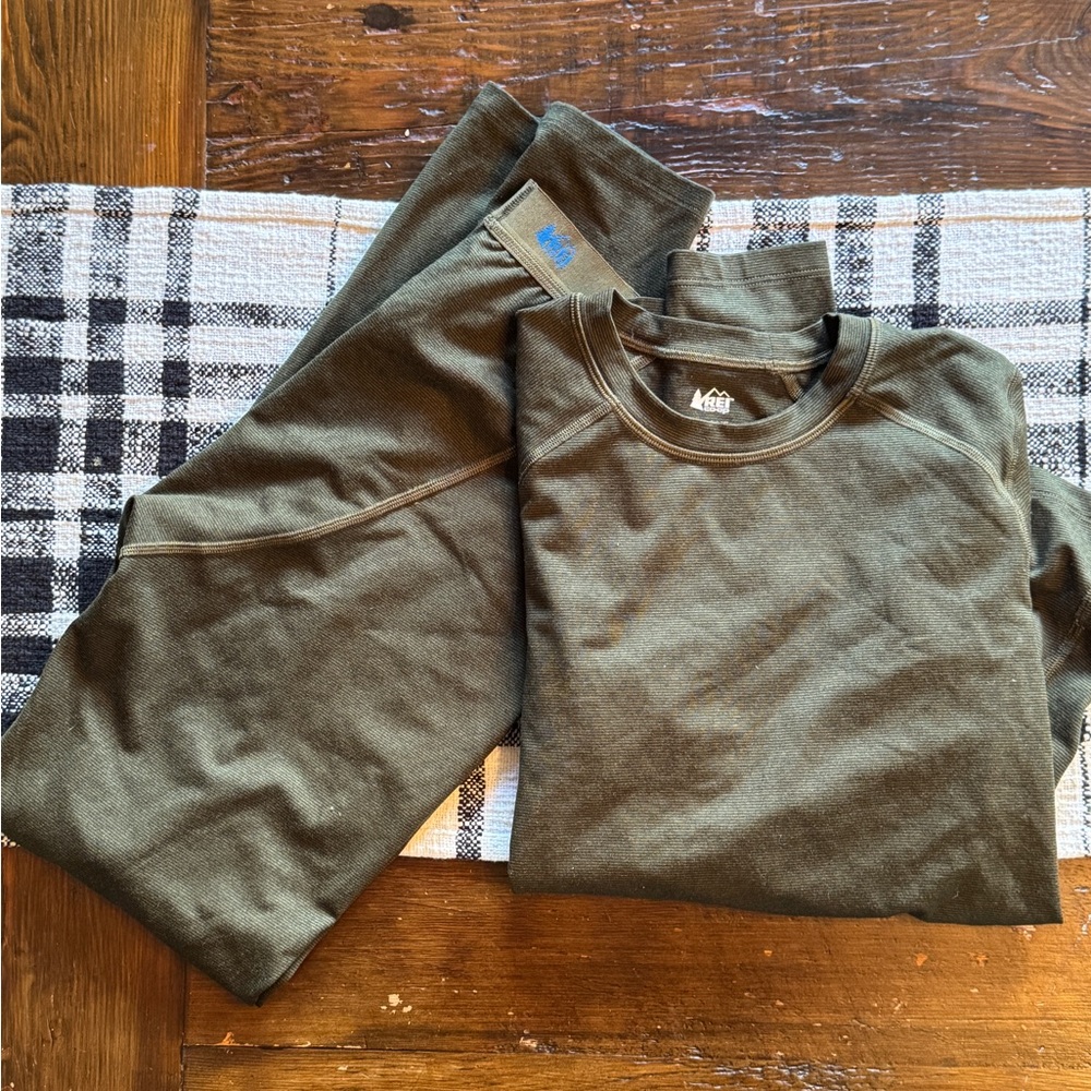 REI Co-op Olive Green Kids' Under Layers